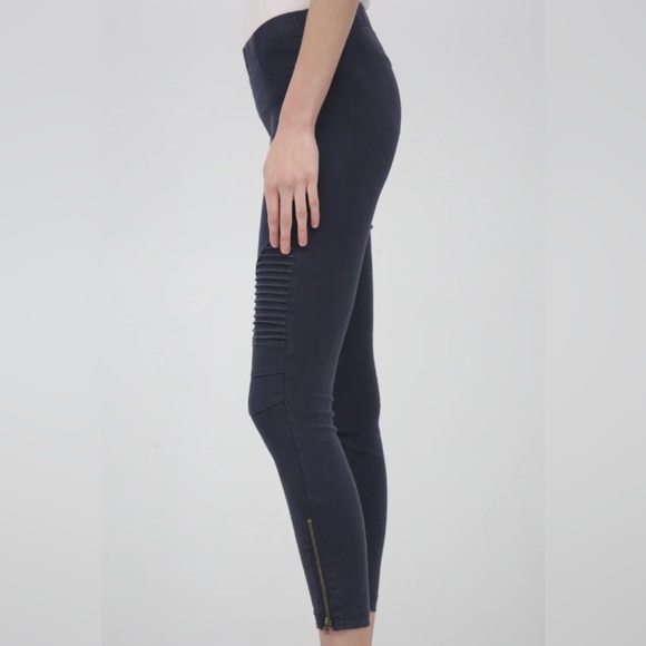 Beulah Style Moto Jeggings - Midnight Blue - Picture 10 of 13